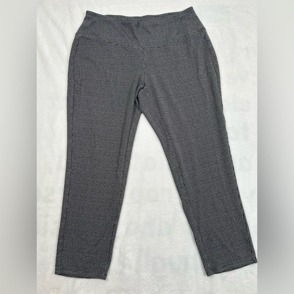 J.Jill Wearever Collection Slim Leg Pants Petite XL Houndstooth Stretch